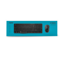Rapoo X1800S Trådløs Tastatur/Mus (2,4GHz) Svart