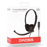 Koss CS200 Headset (USB-A) Svart