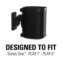 Sanus Veggfeste for Sonos ONE PLAY:1/PLAY:3 - Svart
