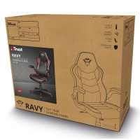 Trust GXT 704 RAVY Gaming stol - Svart/Rød