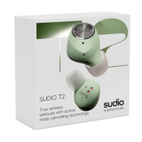 Sudio T2 Earbuds m/ANC (35 timer) Jade/Grønn
