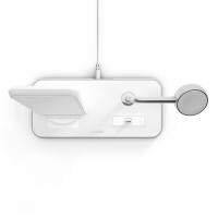 Zens Qi Dock 20W m/Apple Watch-lader (USB) Hvit