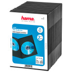 Hama Tomme DVD Dobbelt Slim Covers (25-Pack) Svart