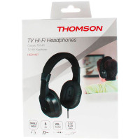 Thomson HED4407 Hodetelefon til TV (8 meter kabel) Svart