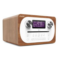 Pure Evoke C-D4 DAB+ radio (CD/Bluetooth/FM/DAB+) Valnøtt