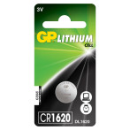 GP CR1620 knapcelle batteri 3V (Lithium) 1-Pack