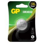 GP CR3032 knappcellebatteri 3V (litium) 1-pak