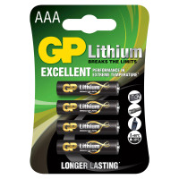 GP Excellent AAA Batterier 1,5V (Lithium) 4-Pack