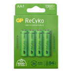 GP ReCyko oppladbare AA-batterier (1300mAh) 4-pak