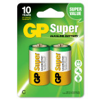 GP Super C batterier 1,5V (Alkaline) 2-Pack
