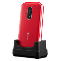 Doro 6821 mobiltelefon (4G) Rød / hvit