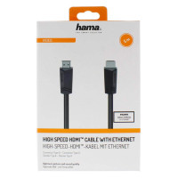 Hama HDMI High Speed Kabel - 4K 5m (Ethernet) ST - Svart
