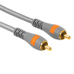 Hama Subwoofer/Composite kabel 3m - Gull (Phono) TL