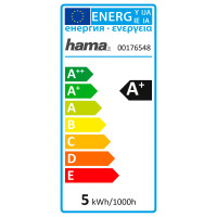 Hama WiFi Dimbar LED Pære GU10 - 4,5W (45W) Farge