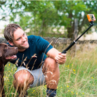 Hama Selfie Stang t/GoPro/1/4tm (18-47cm) Sort