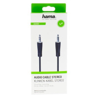 Hama Minijack kabel - 5m (3,5-3,5mm) Svart