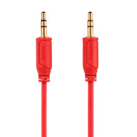 Hama Minijack kabel 0,75m (Flexi-Slim) Rød