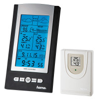 Hama EWS-800 værstasjon m / sensor (fuktighet / temperatur)