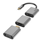 Hama USB-C Adapter Sett 6-i-1 (USB-C/Mini-DP/HDMI/VGA)