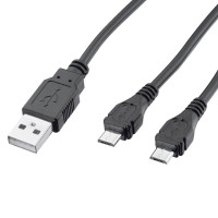 Trust GXT 222 DUO Charge Cable PS4 - 3,5m (USB-A/2xUSB-C)
