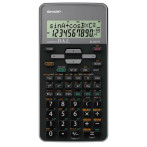 Sharp EL-531THBGY Kalkulator (10 sifre/2 rader) Grå
