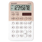 Sharp EL-760RBLA Kalkulator m/solcelle (8 siffer) Hvit/krem