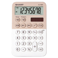 Sharp EL-760RBLA Kalkulator m/solcelle (8 siffer) Hvit/krem