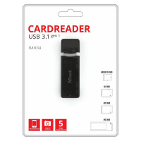 Trust Nanga USB 3.1 Kortleser (microSD/SD/MS)