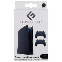 Floating Grip PS5/Controller Veggbrakett (Bundle) Svart