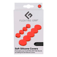Floating Grip Veggbrakettdeksler (myk silikon) Rød