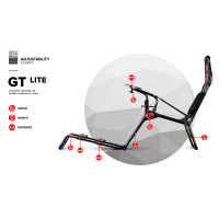Next Level Racing GT LITE Gaming Cockpit (sammenleggbar)
