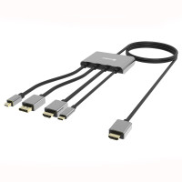 Sandberg All-In-1 Display Adapter Hub (HDMI/DP/USB-C)