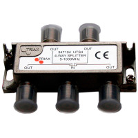 Triax Antennefordeler F-kontakt (4-veis splitter)