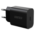 Choetech USB-C Lader 25W PD (1xUSB-C) Svart