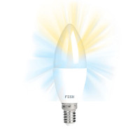 Fesh Wi-Fi Kerte LED pære E14 - 5W (40W) Hvit