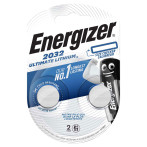 Energizer CR2032 knappcellebatteri 3V (litium) 2-pak