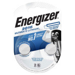 Energizer CR2016 Knapcelle Batteri 3V (Lithium) 2-Pack
