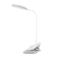 Platinum LED Bordlampe 3W m/gulvklemme - Hvit