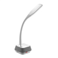 Platinum LED Bordlampe m/Bluetooth-høyttaler og USB-lader
