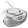 Philips Boombox 2W (CD/FM/Kassett) Sølv