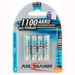 Ansmann Oppladbare AAA Batterier (1050mAh) 4pk