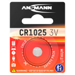 Ansmann CR1025 Knappcellebatteri 3V (Lithium) 1-Pak