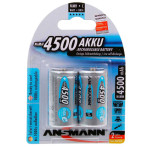 Ansmann oppladbart C-batteri 1,2V (4500mAh) 2-pack