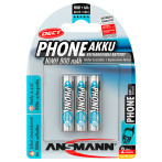 Ansmann Oppladbare AAA Batterier 800mAh (Phone) 3pk
