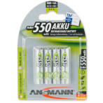 Ansmann Oppladbare AAA Batterier (550mAh) 4pk