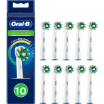 Oral-B tannbørstehoder (CrossAction) Hvit - 10-Pak