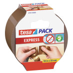 Tesa Express Emballagetape Riv-let (50m x 50mm) Brun
