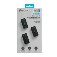 Boya BY-XM6-S2 Trådløs Mikrofon System (2x Sender/Mottaker)