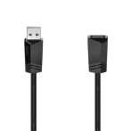 Hama USB skjøteledning - 0,75m (USB-A Han/Hun)