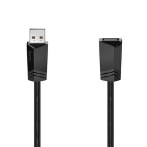 Hama USB skjøteledning - 1,5m (USB-A Han/Hun)